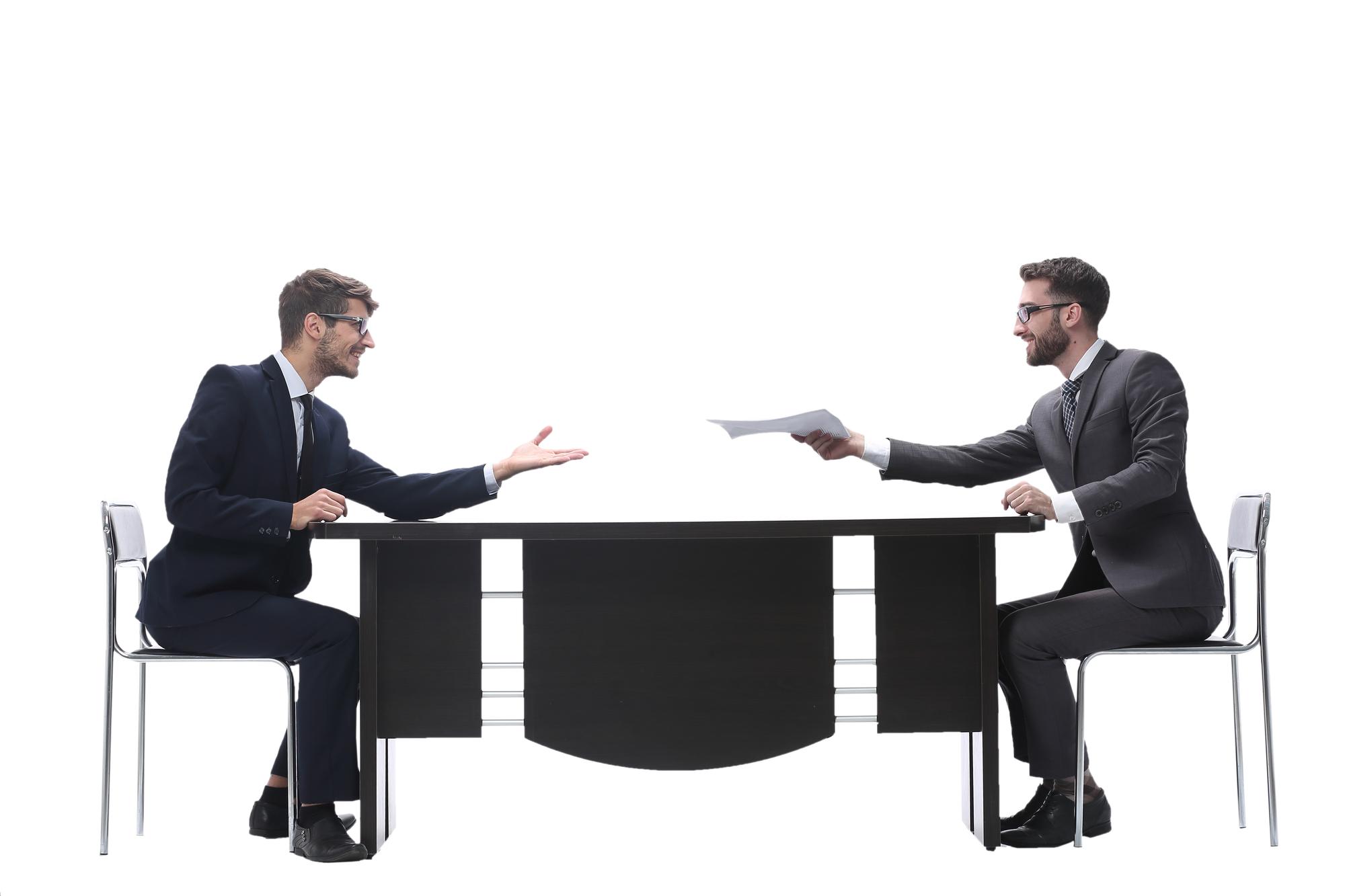 agent discussing offer with clients